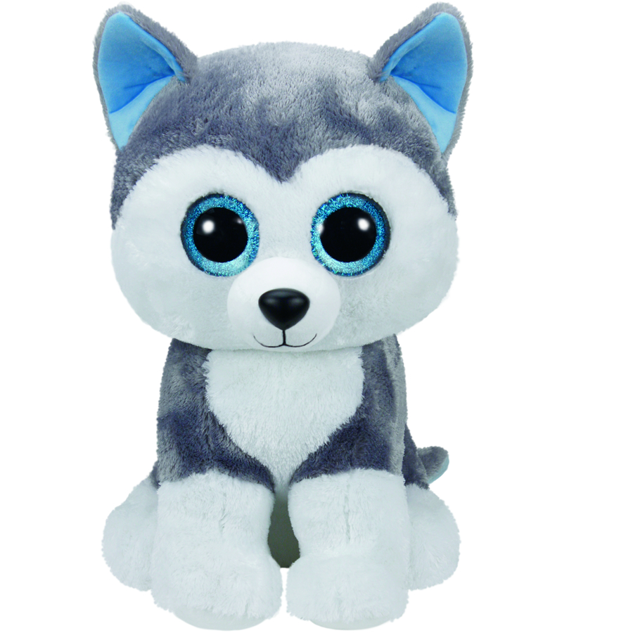 Beanie Boos Large Plush Slush Grey Dog