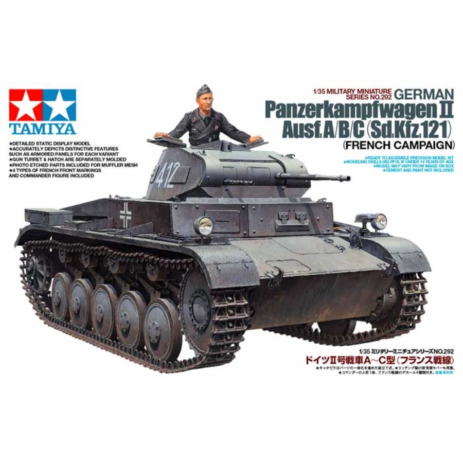 Tamiya Model Kit 1:35 German Panzer SDKFZ-121