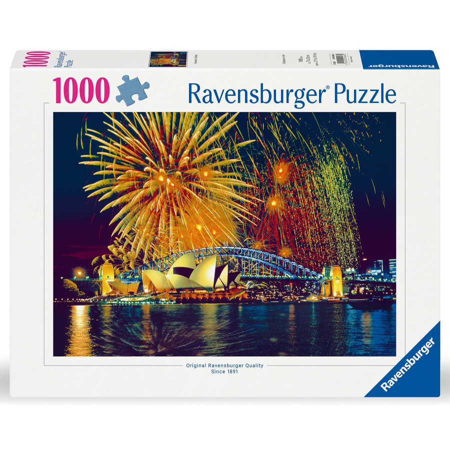 Ravensburger Puzzle 1000 Piece Fireworks Over Sydney Australia SF