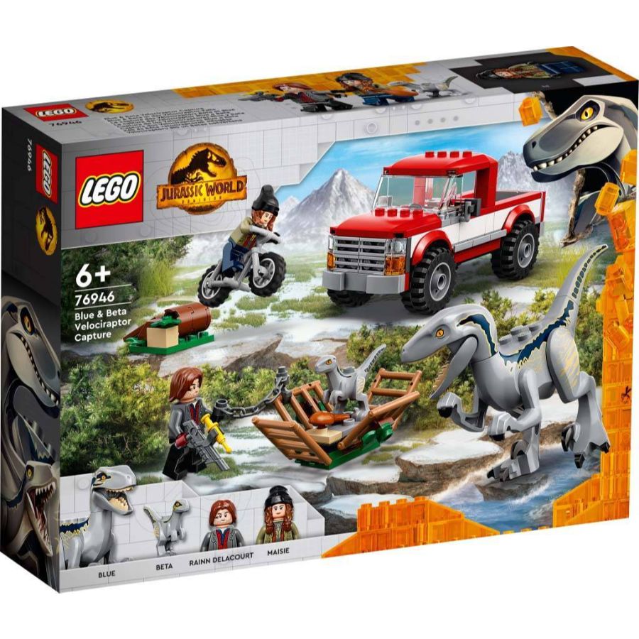 LEGO Jurassic World Dominion Blue & Beta Velociraptor Capture