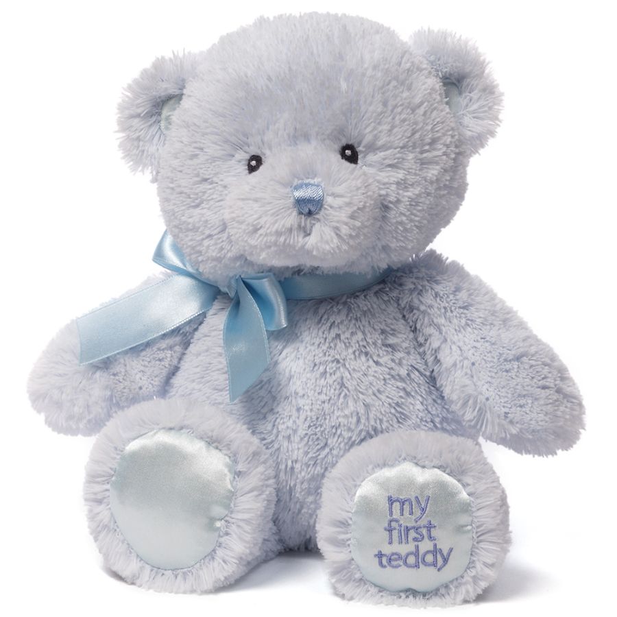 Gund My First Teddy Blue Small