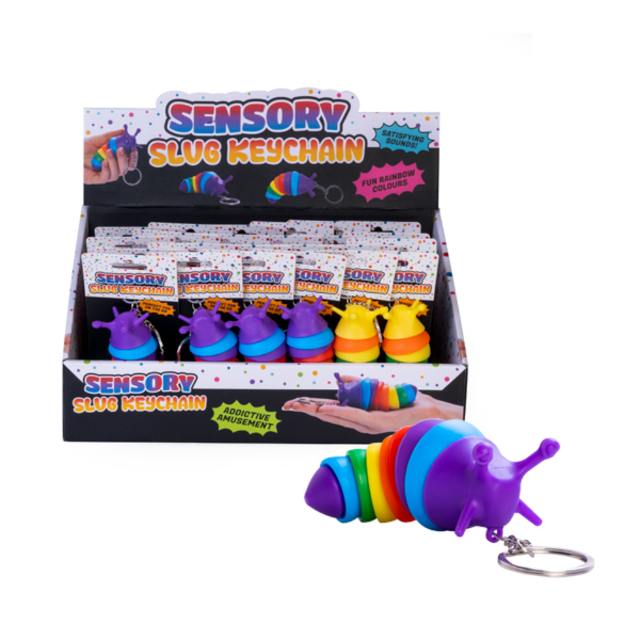 Sensory Slugs Keychain Assorted