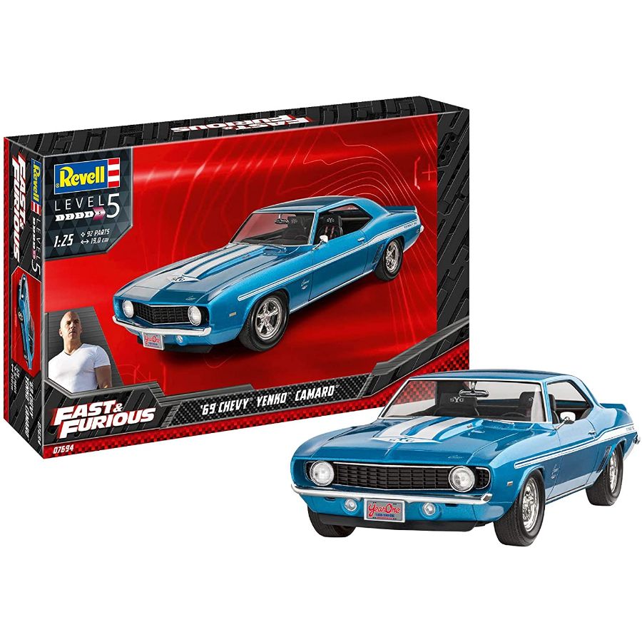 Revell Model Kit 1:25 Fast & Furious 1969 Chevy Camaro Yenko