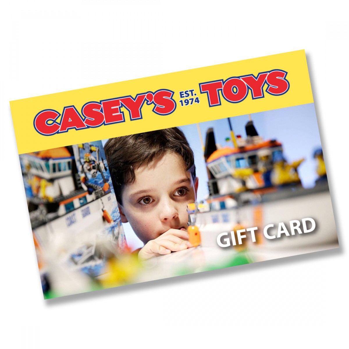 Caseys Toys Gift Card Voucher 10 Boy Design Toys Casey's Toys
