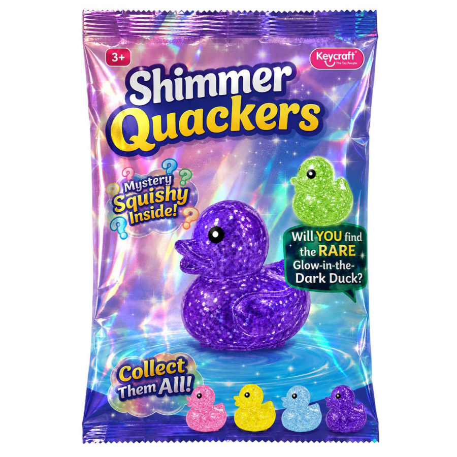 Squish Surprise Shimmer Quackers Squishies Assorted