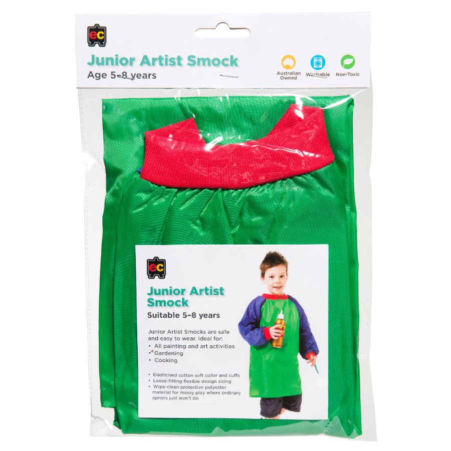 Artist Smock Green Blue 5-8