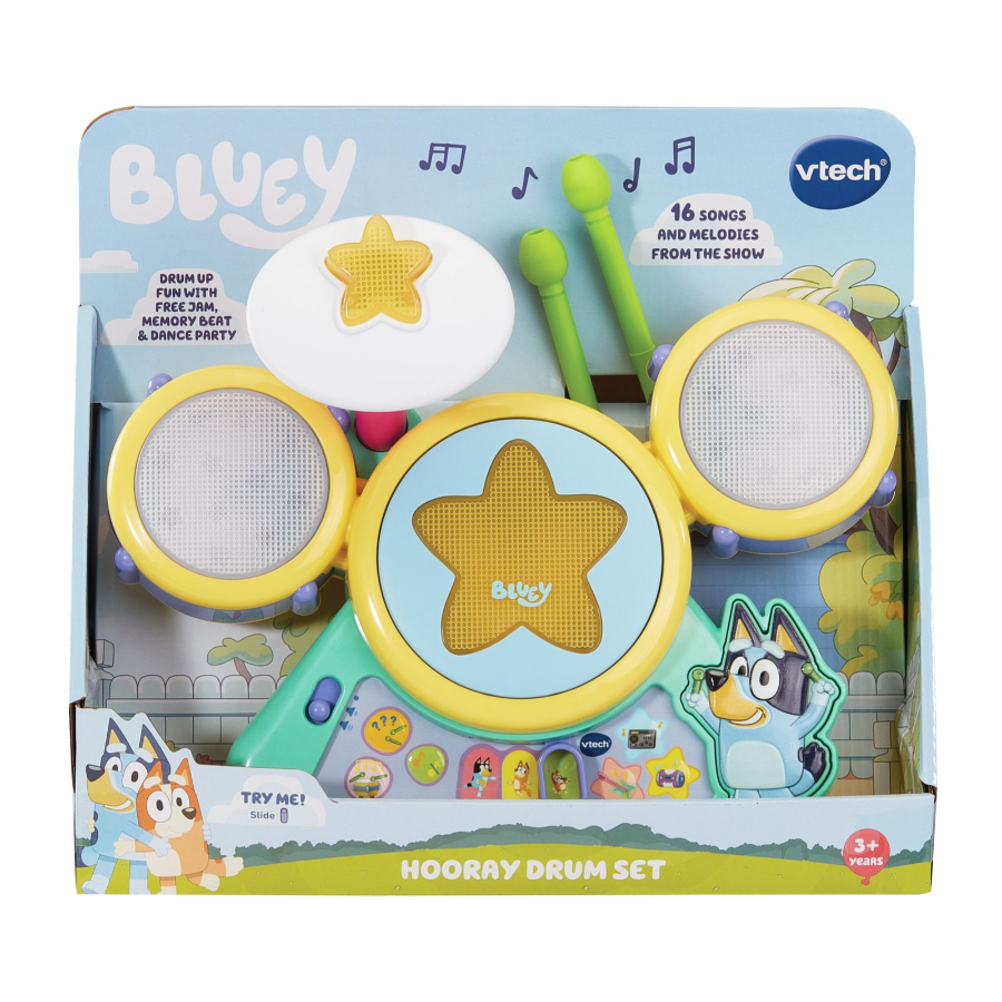 VTech Bluey Hooray Drum Set