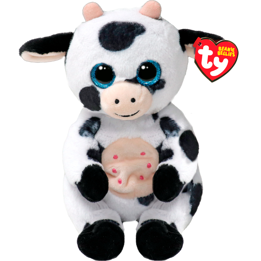 Ty Beanie Boos Regular Plush Herdly Cow
