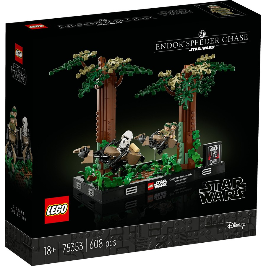 LEGO Star Wars Endor Speeder Chase Diorama