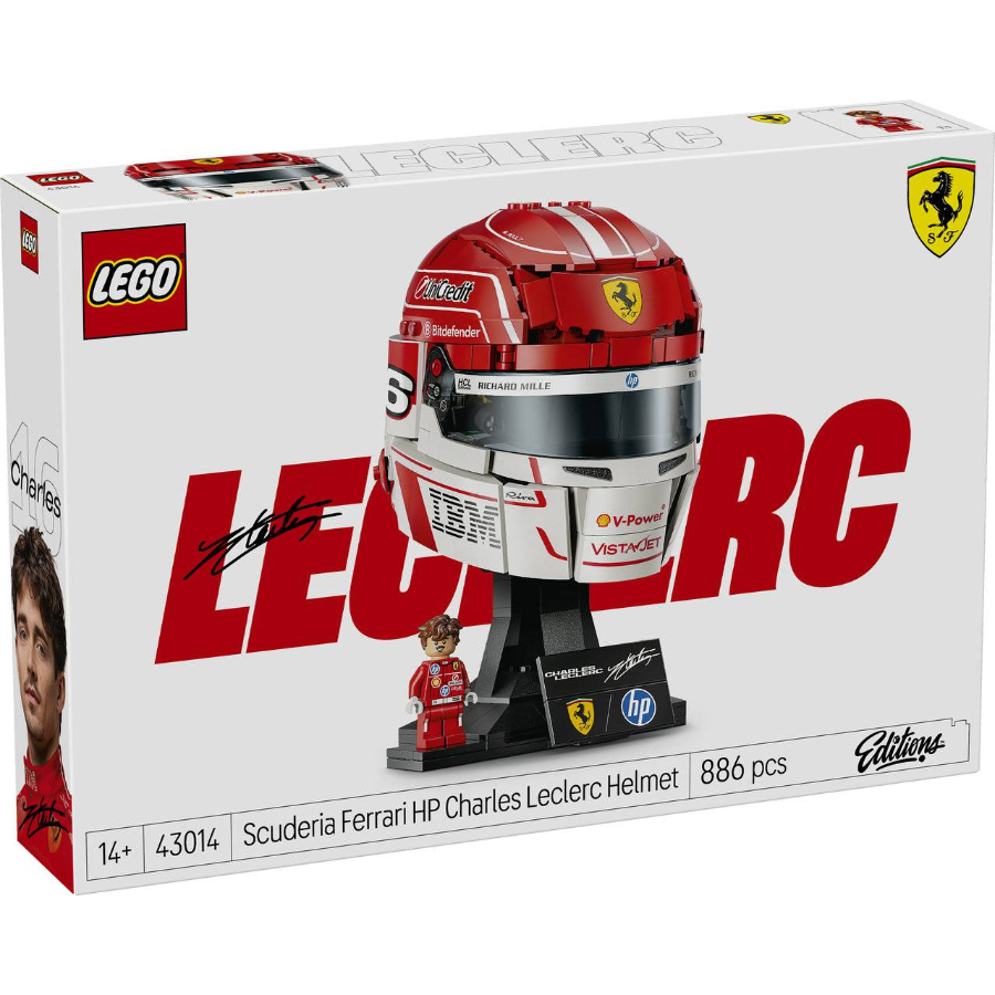 LEGO Formula 1 Scuderia Ferrari HP Charles Leclerc Helmet