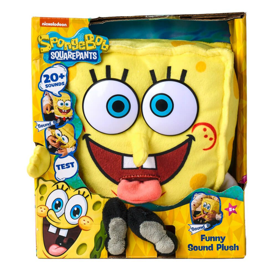 Spongebob Interactive Plush With Sound & Movement 30cm