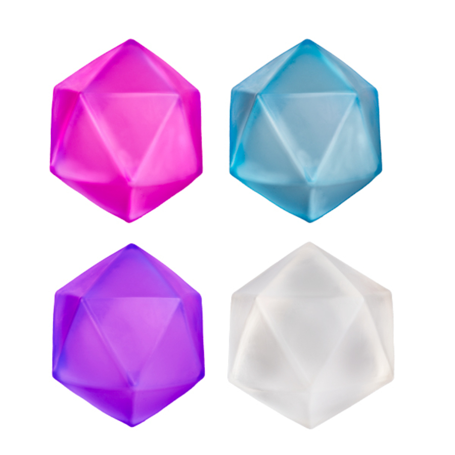 Smooshos Squishy Jelly Cube Polyhedron Assorted