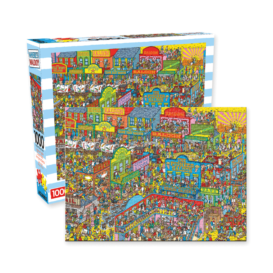 Wheres Waldo Wild Wild West 1000 Piece Puzzle
