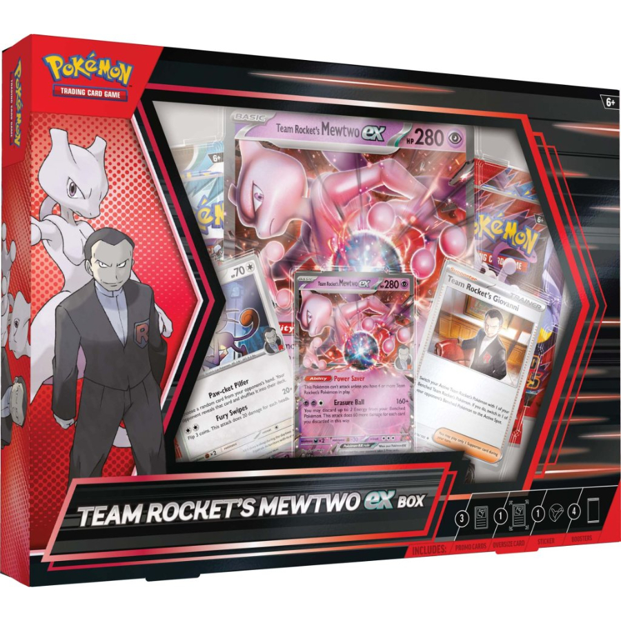 Pokemon TCG Team Rockets Mewtwo Ex Box