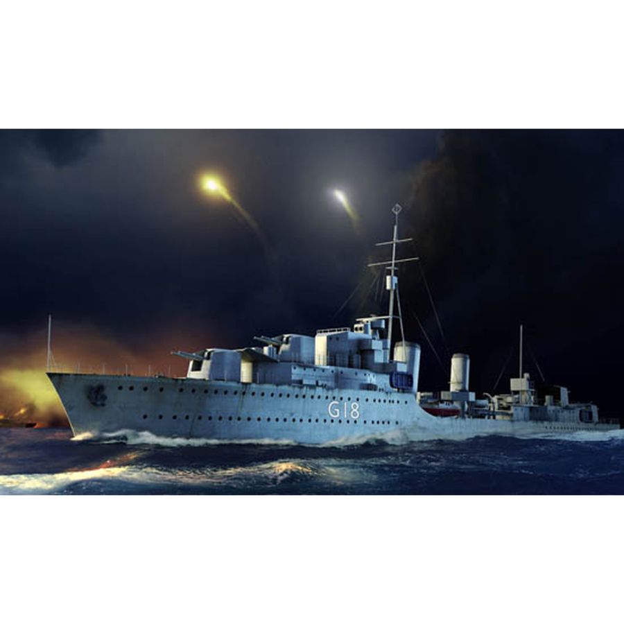 Trumpeter Model Kit 1:350 HMS Zulu Destroyer 1941 Australian Decals