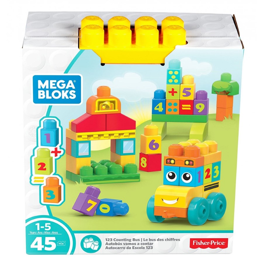 Mega Bloks Building Basics 123 Counting Bus