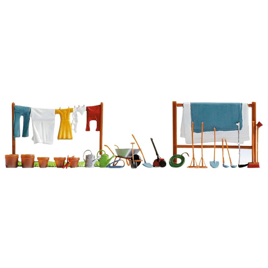 Noch Rail Buildings & People HO-OO Garden Tools