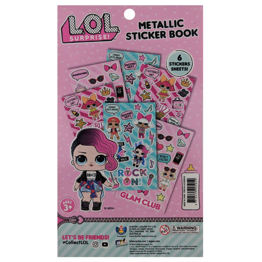 LOL Metallic Sticker Book