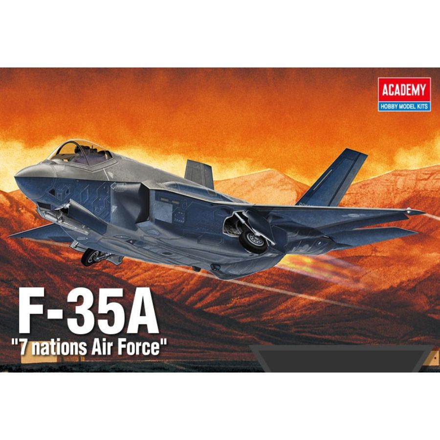 Academy Model Kit 1:72 F-35A Seven Nation Air Force Australian Decals