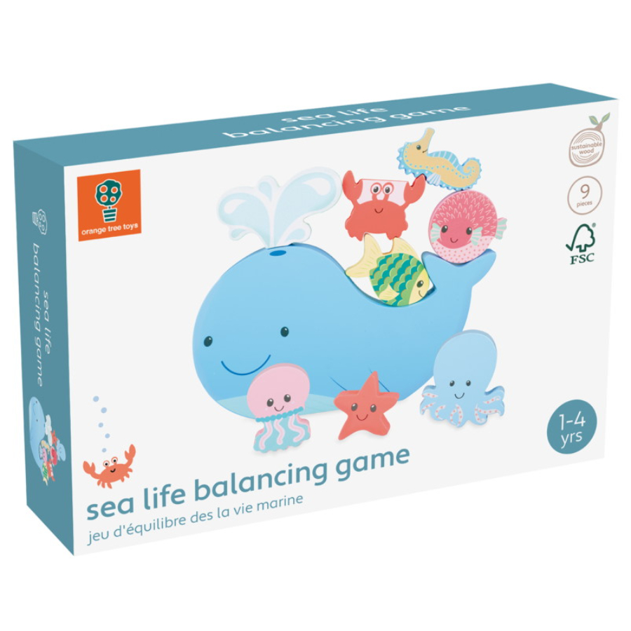 Wooden Sea Life Balancing Game