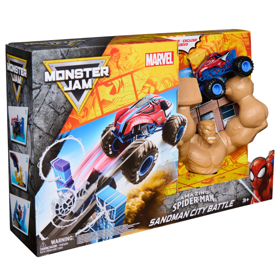 Monster Jam Playset 1:64 Marvel Spider-Man Set