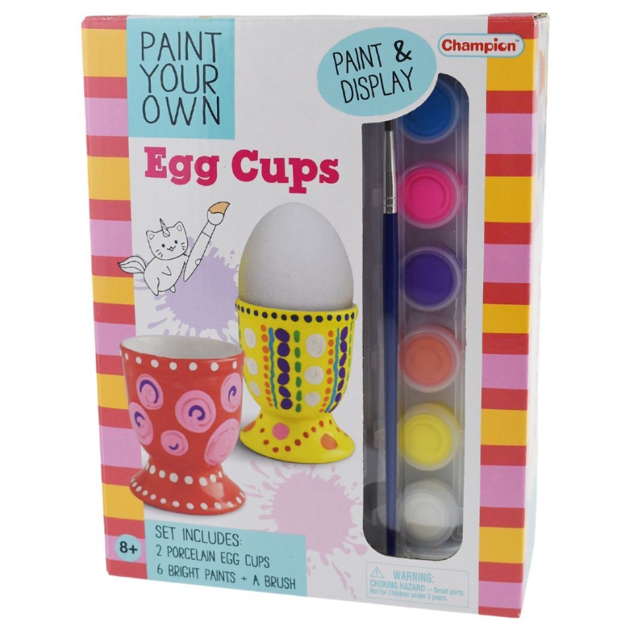 Paint Your Own Egg Cups 2 Pack Craft Kit
