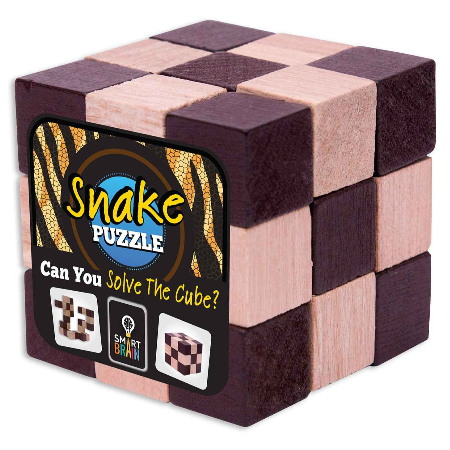 Snake Cube Wooden Puzzle