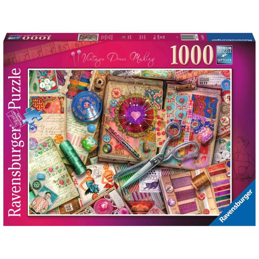 Ravensburger Puzzle 1000 Piece Vintage Dressmaking