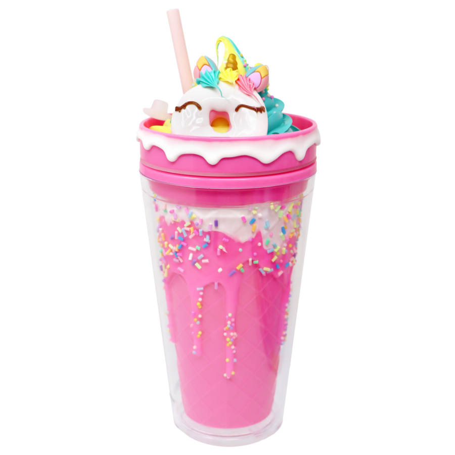 Drinking Cup Donut Pink