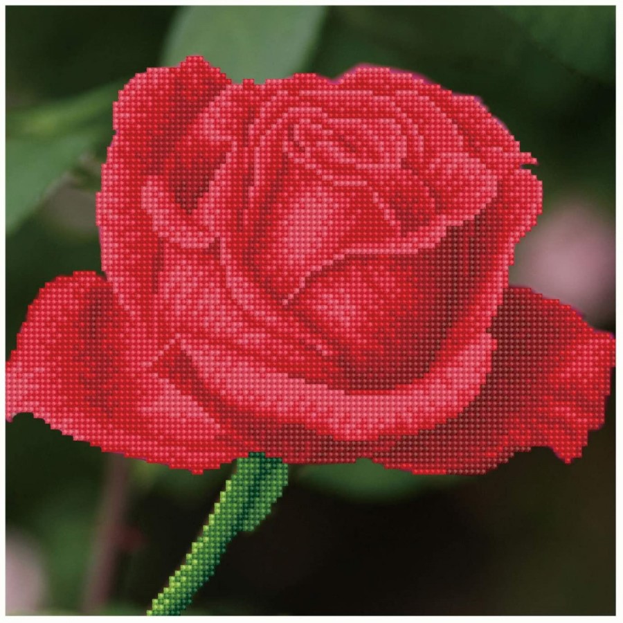 Diamond Dotz Rose Bud 31cm x 31cm