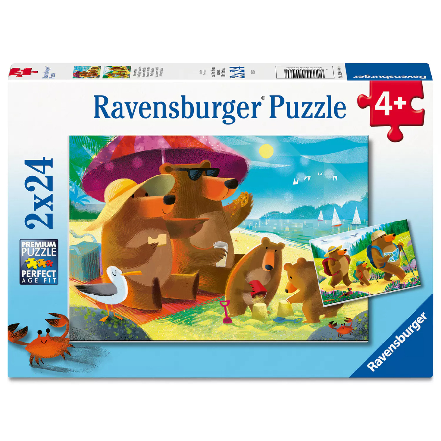 Ravensburger Puzzle 2x24 Piece Camping & Travel