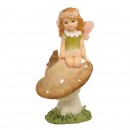 Flower Garden Fairy On Mushroom