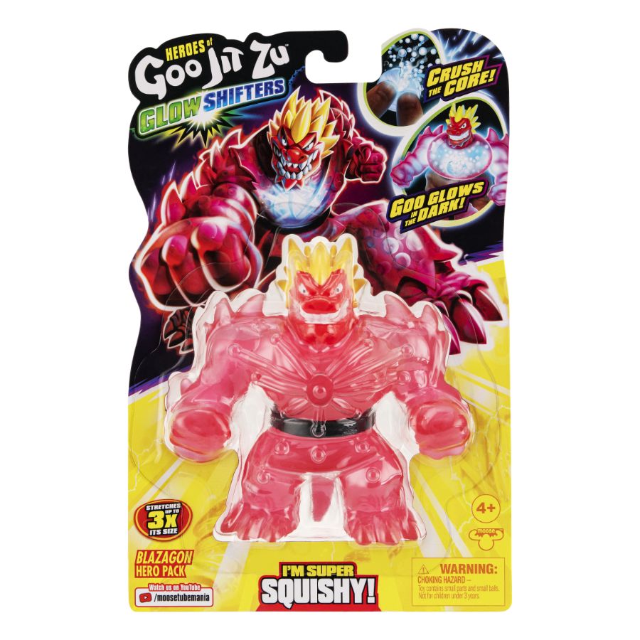 Heroes Of Goo Jitzu Series 8 Glow Shifters Hero Pack Assorted
