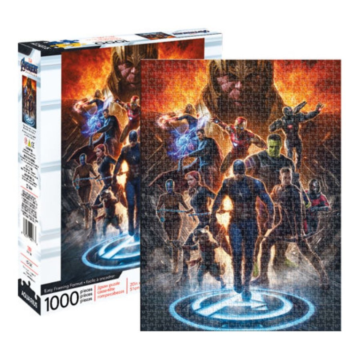 Aquarius Puzzles Marvel Heroes Collage 1000 Piece Jigsaw Puzzle