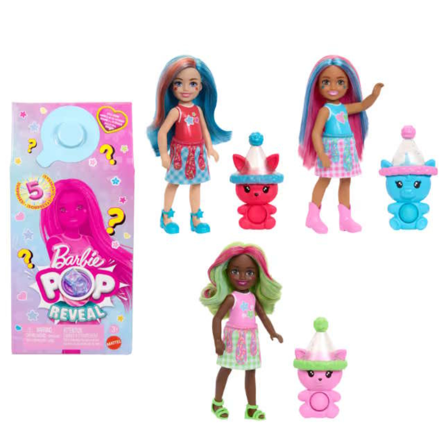 Barbie Pop Reveal Chelsea Assorted