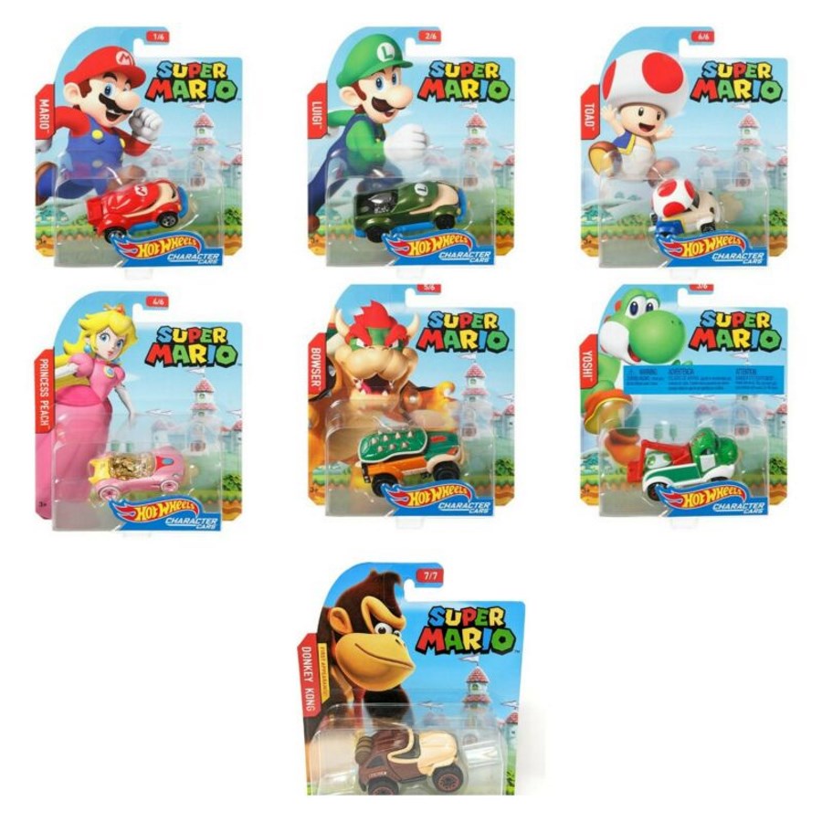 Hot Wheels Mario Bros Assorted