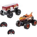 Hot Wheels Radio Control 1:24 Monster Trucks Tiger Shark & 5-Alarm Twin Pack