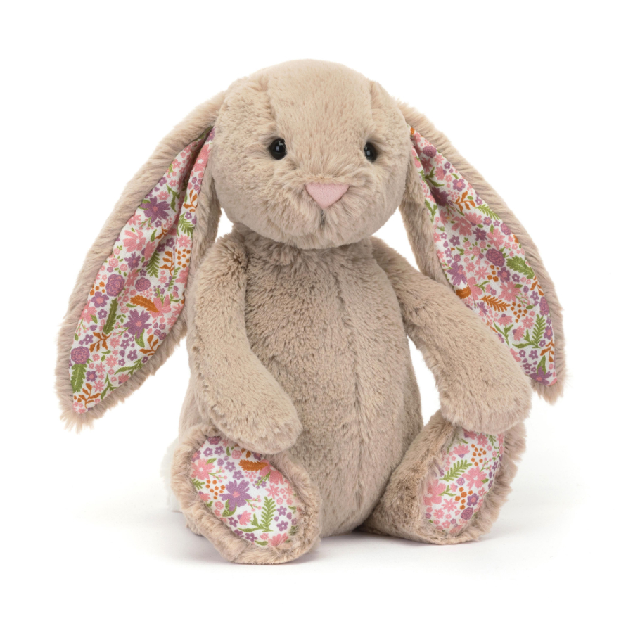 Jellycat Bashful Blossom Bunny Beige Petal Original Medium