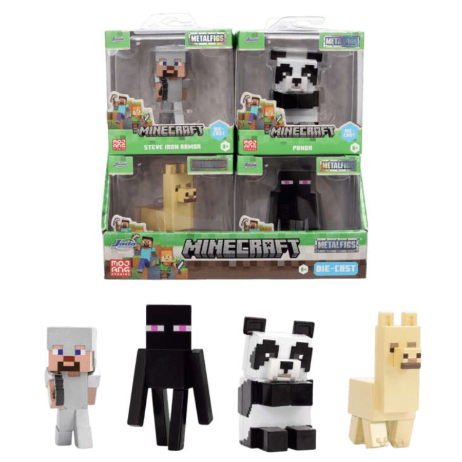 Jada Collectables Metalfigs 2.5 Inch Minecraft Wave 6 Assorted