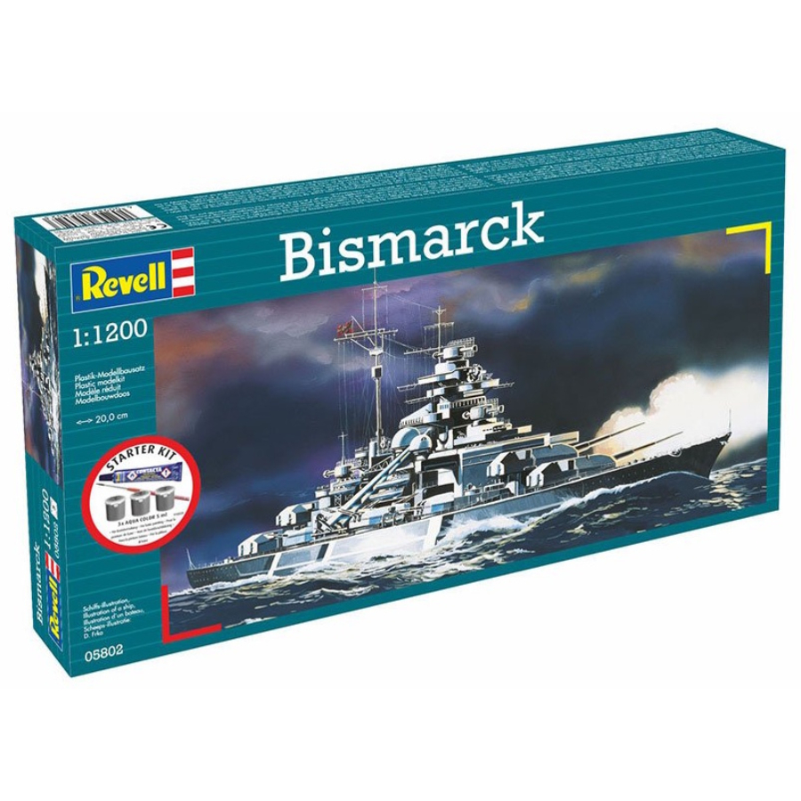Revell Model Kit Starter Set Bismarck