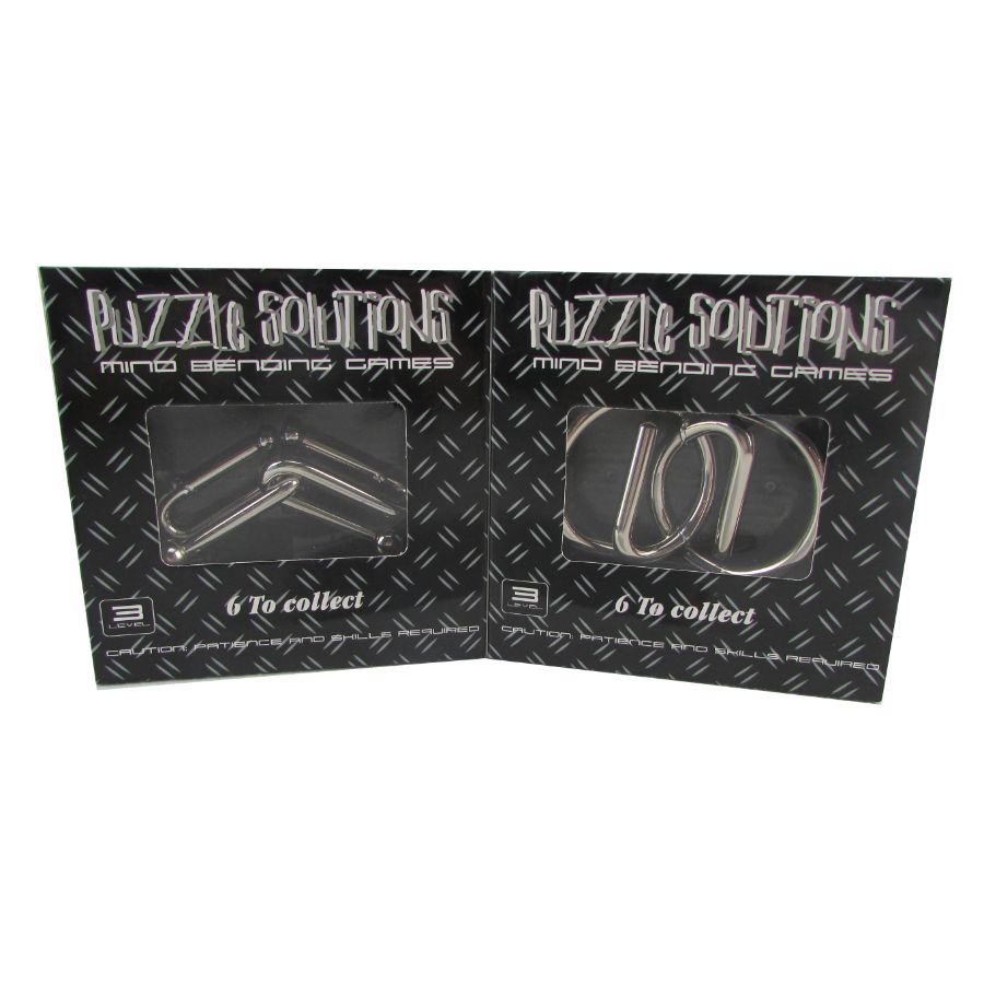 Mind Bender Metal Puzzles Large Assorted