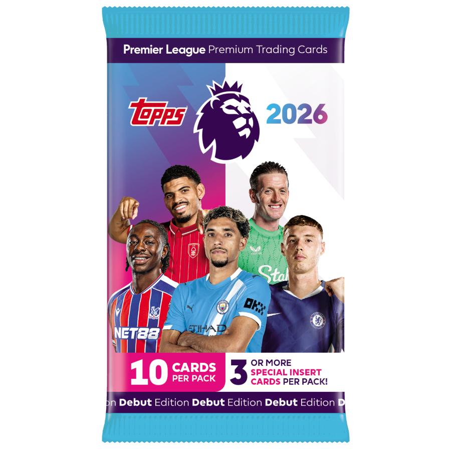 Topps English Premier League Soccer 2025-26 Trading Cards Booster Pack