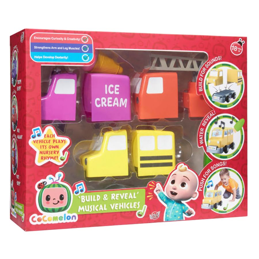 Cocomelon Build & Sound Vehicles