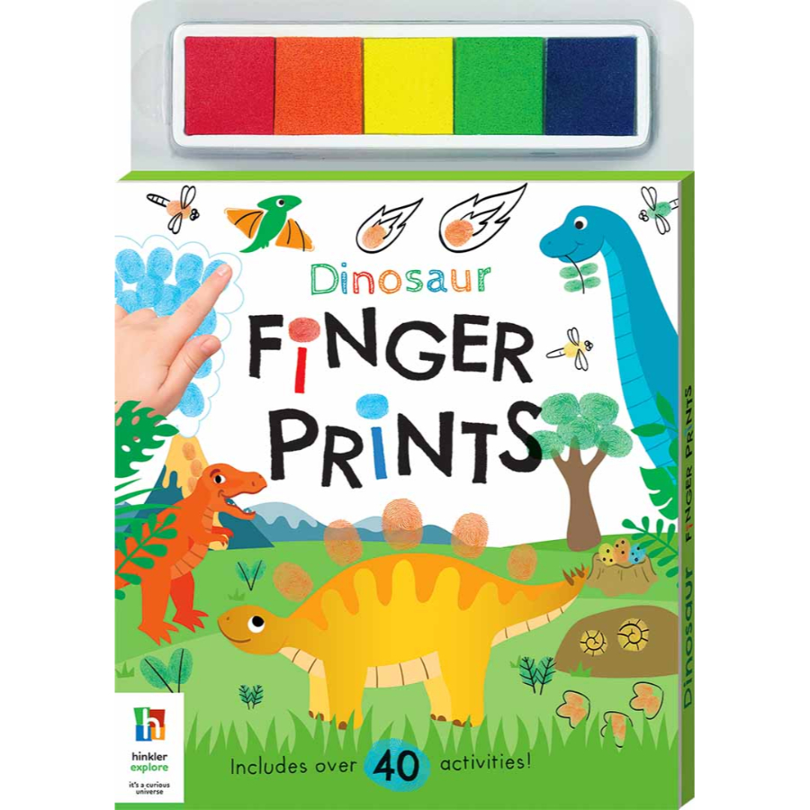 Finger Print Paint Kit Dinosaur