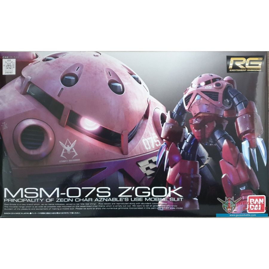 Gundam Model Kit 1:144 RG ZGok Char Custom