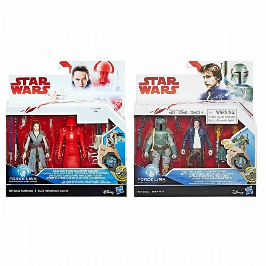 Star Wars VIII Galaxy 3.75 Inch Deluxe Figure 2 Pack Assorted