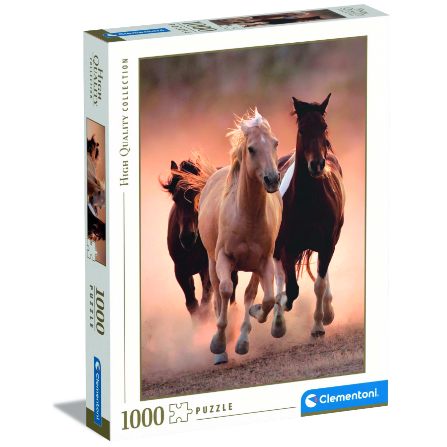 Clementoni 1000 Piece Puzzle Running Horses