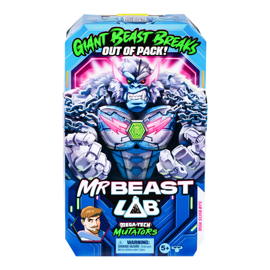 Mr Beast Lab Mutators Series 4 Mega Mutator Silverbyte