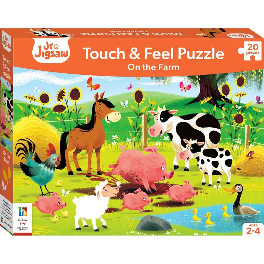 Junior Jigsaw Touch & Feel On The Farm