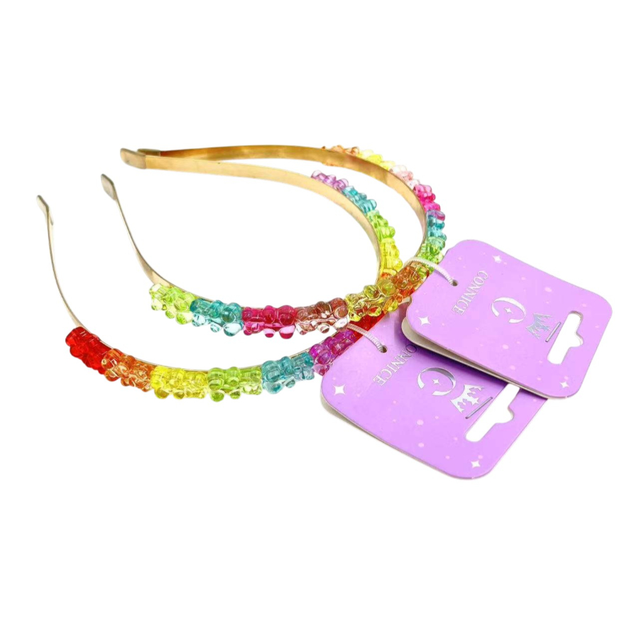 Kids Headband Rainbow Gummy Bears Assorted